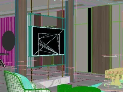 Luxury Villa Basement  3D model