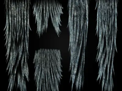 70 Fur Alphas Realistic - High Quality 2K Texture