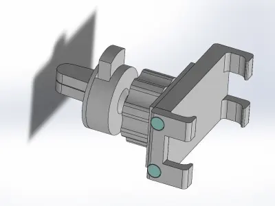 Car smartphone support 3D print model