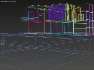 Modern Luxury House 3D model