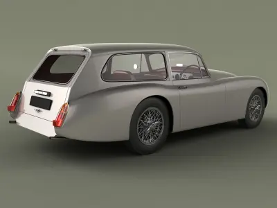 Jaguar XK150 Tow Car 3D model