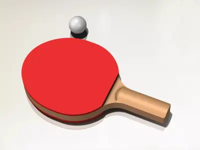 Table Tennis Bat 3D print model