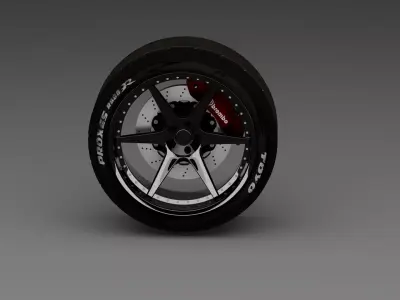 Toyota Wheel 3D model