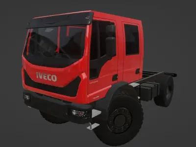 Iveco Eurocargo 150-280 Low-poly 3D model