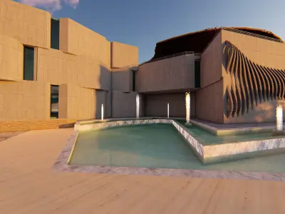 Revit Pharonic Exhibition 3D model