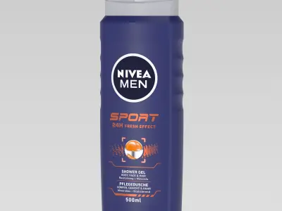 NIVEA MEN Sport 24h 500 ml 3D model