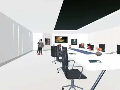 VR Meeting Room 3D model
