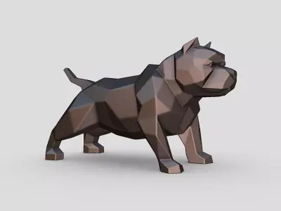 American Bully 3D print model