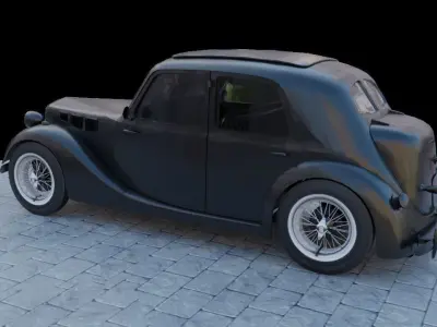 Renault Celtaquatre Low-poly 3D model