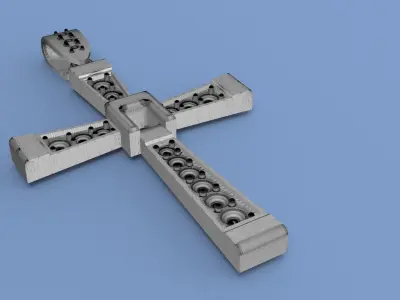 Cross diamond 3D print model