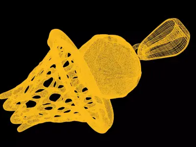 basketball pendant charms - one inch pendant 3D print model
