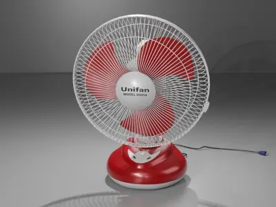 Rechargeable Table Fan  3D model
