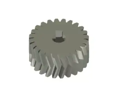 Double Helical Gear  3D model