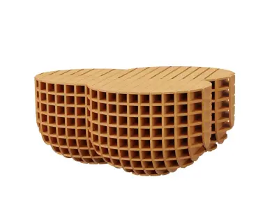 Parametric coffee table 12 3D model