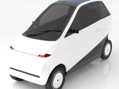 Vayve Mobility EVA Moonstone White 3D model