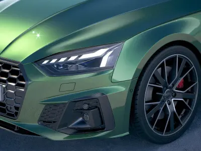 Audi A5 Coupe S-Line 2020 3D model
