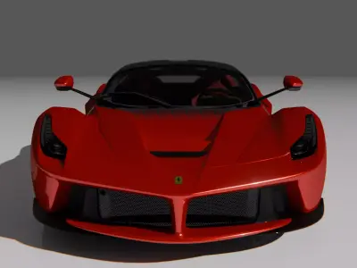 Ferrari LaFerrari 2014 Game and Cinematic Ready Realistic Low-poly 3D model