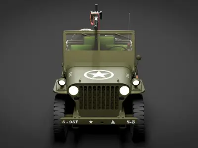 Willys MB 3D model
