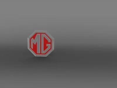 MG logo 3D print model