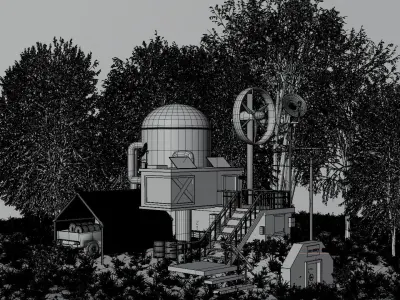 Base Survival 3D model