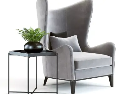 Monroe Armchair 3D model