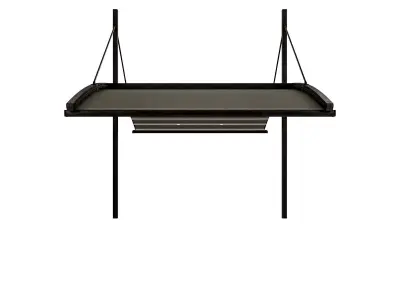 Motorized Pergola 6a rusty iron 3D model