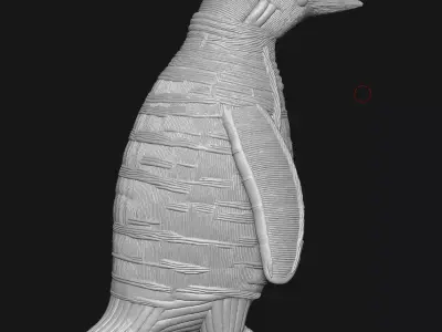 penguin 3D print model