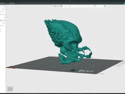 Alien Skull Artifact 3D print model