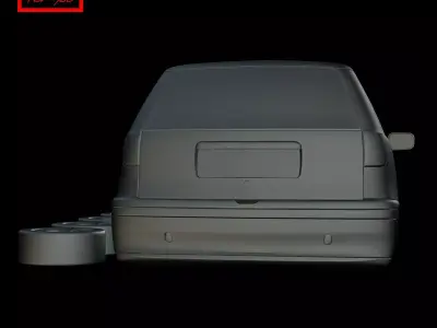 Fiat Punto GT 1993-1999 3D print model