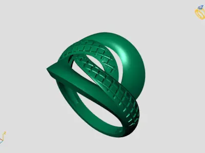 Women Plain Ring STL Models Womens Ring 3dmodels 3D print model 3D print model 45