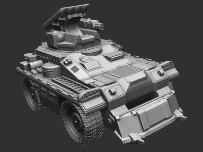 Futuristic car-XXXYYY 3D print model