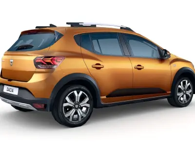 Dacia Sandero Stepway 2021 Low-poly 3D model