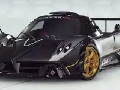 Pagani Zonda R Low-poly 3D model