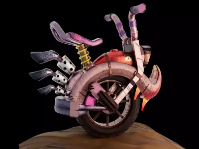 ghost bike 3D model