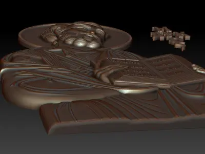 Mark the Evangelist 3D model