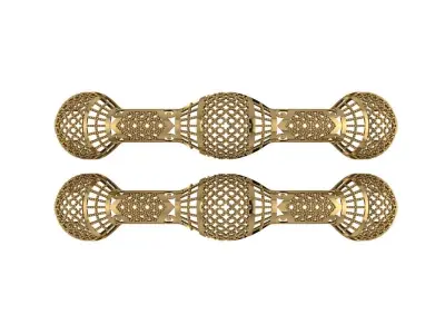 Gold bangle for women 3D print model