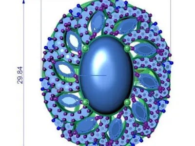 vintage ring 3D print model