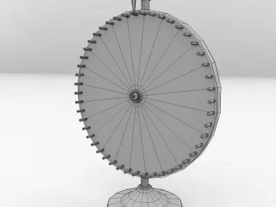 Spinning Wheel 2 3D model