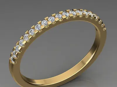 Band Ring 3D print model