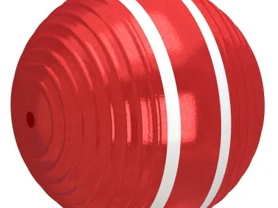 Croquet Ball All Colors 3D model