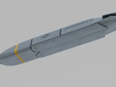 PBR AGM 158 Joint Air-to-Surface Standoff Missile 3D model