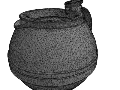 Stainless Steel Tea Infuser Strainer Low-poly 3D model