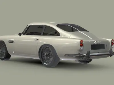 Aston Martin DB5 Vantage - 1964 3D model