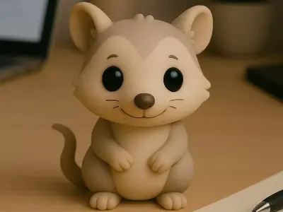 Rat - Kawaii Animals Collection 3D print model