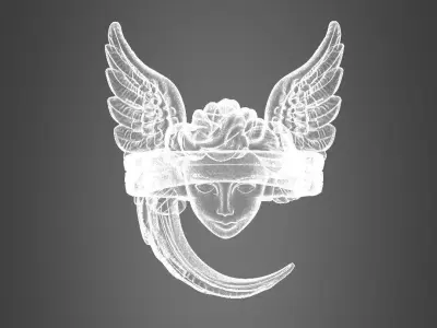 Angelring 3D print model
