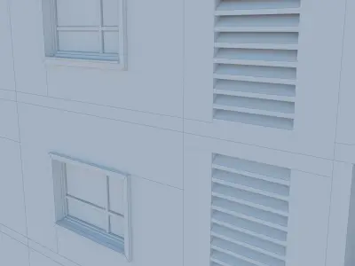 Modern structure Havana 668 3D model