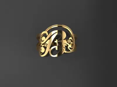 Women Ring 3D print model
