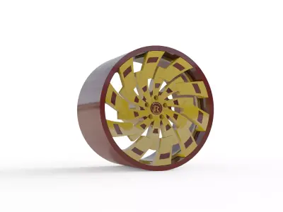 RUCCI FORGED fam WHEEL 3D PRINT MODEL  3D print model