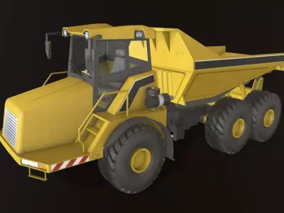 Truck M Low-poly 3D model