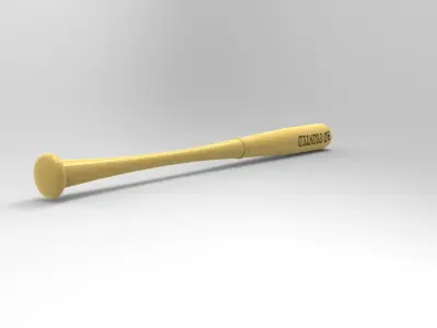 baseball bat 3D print model purchase